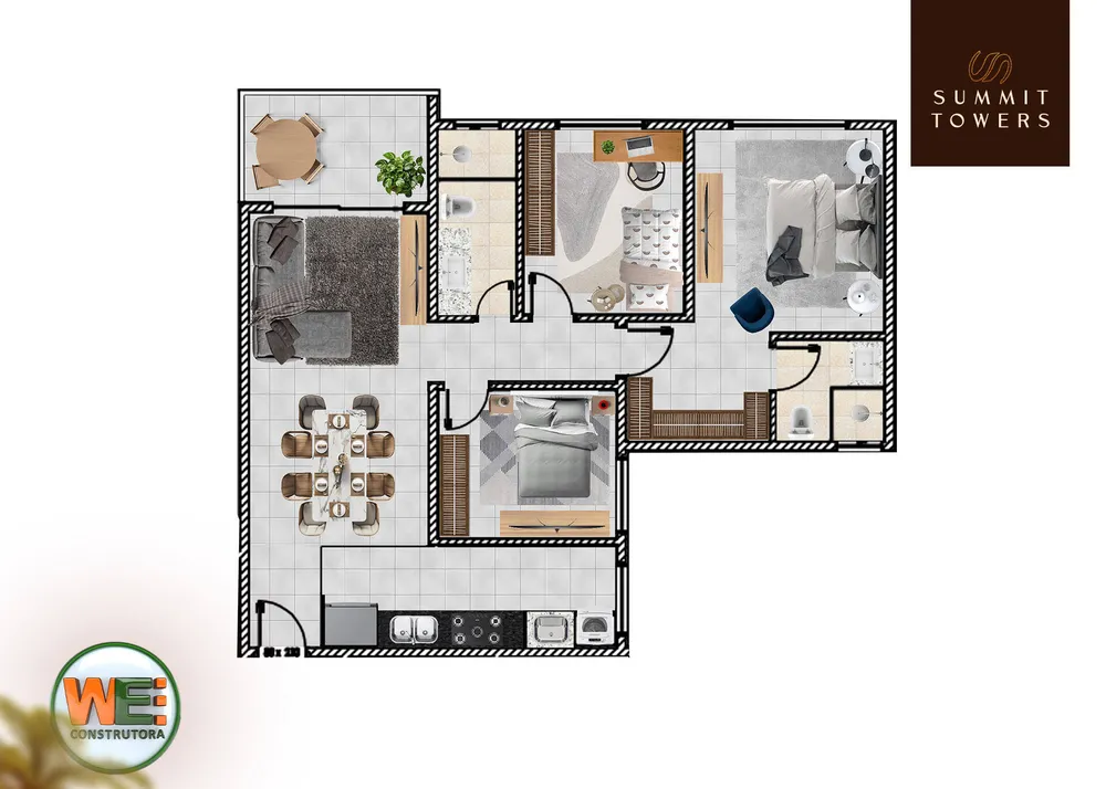 Apartamento, 3 quartos - Foto 5