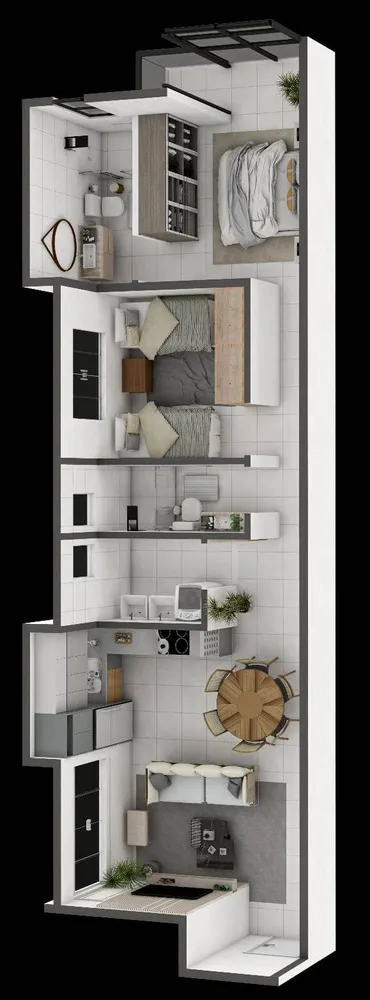 Apartamento, 3 quartos - Foto 1