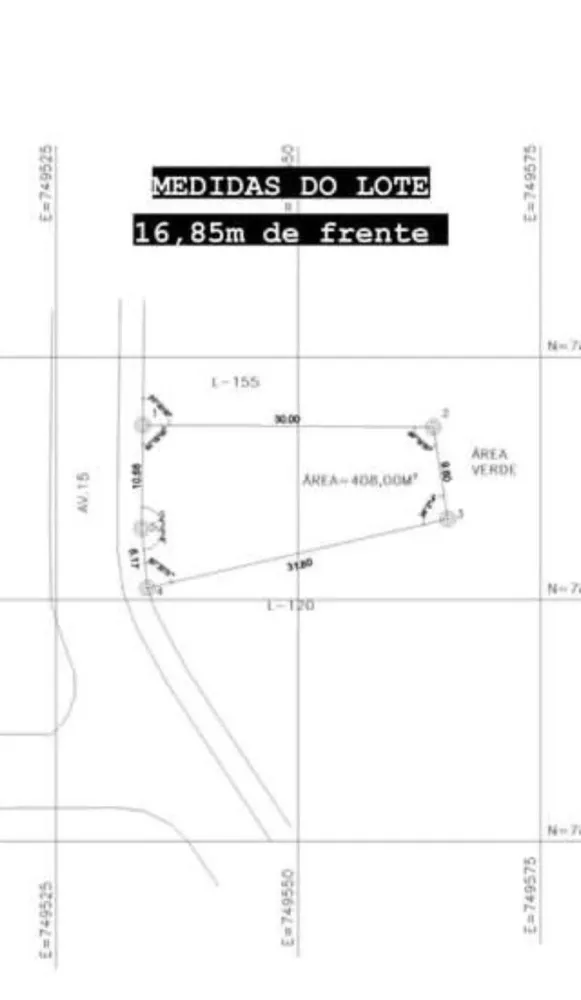 Terreno, 408 m² - Foto 2
