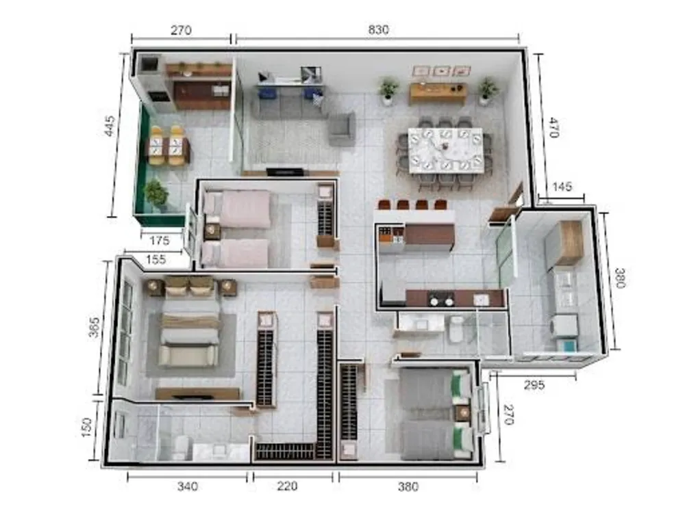 Apartamento, 3 quartos, 140 m² - Foto 7