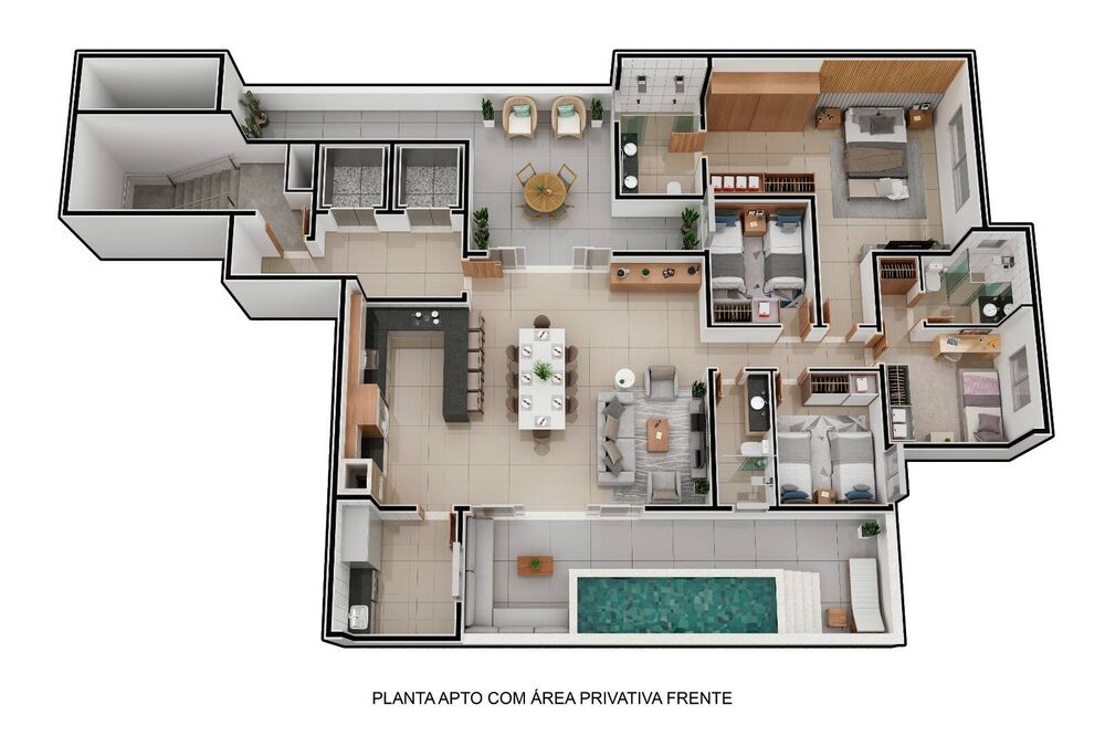 Apartamento à venda com 3 quartos, 91m² - Foto 3