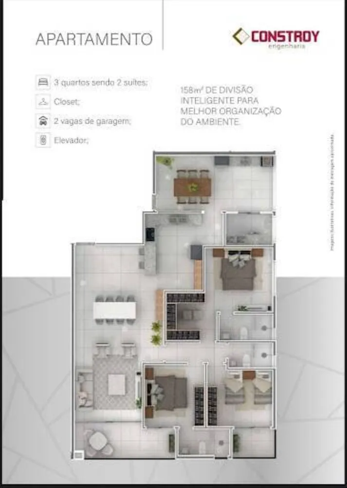 Apartamento, 3 quartos, 144 m² - Foto 6