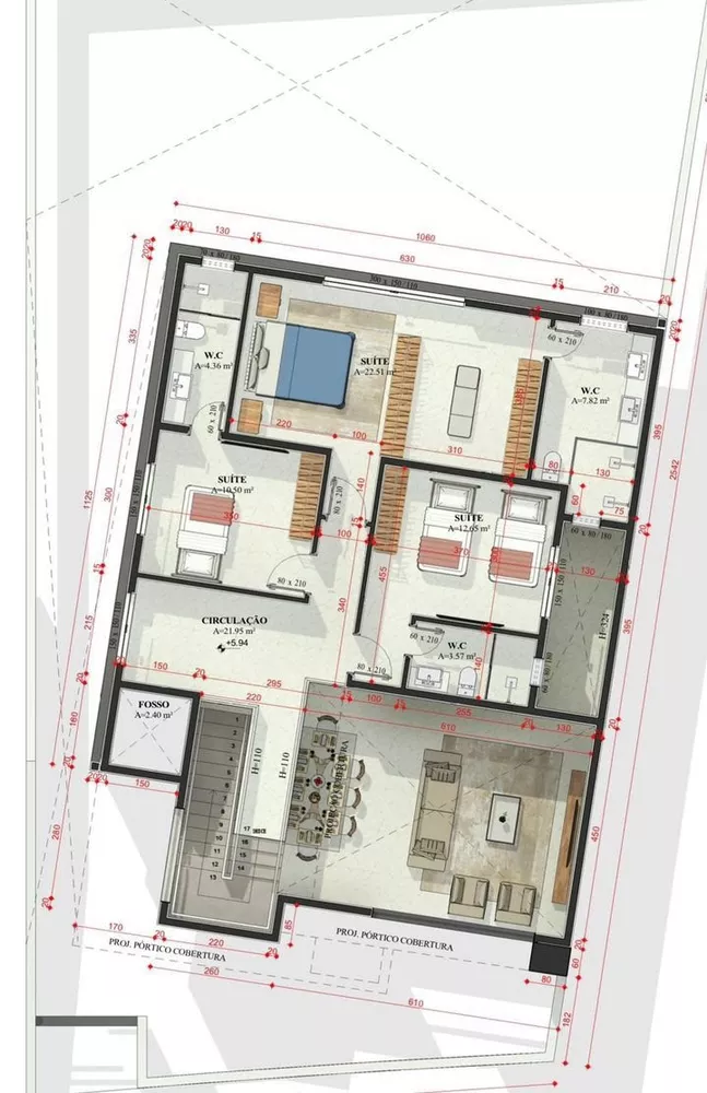 Apartamento à venda com 2 quartos, 56m² - Foto 2