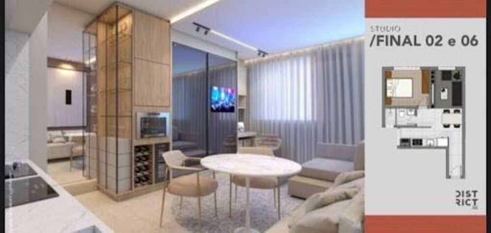 Kitnet-Studio, 29 m² - Foto 3