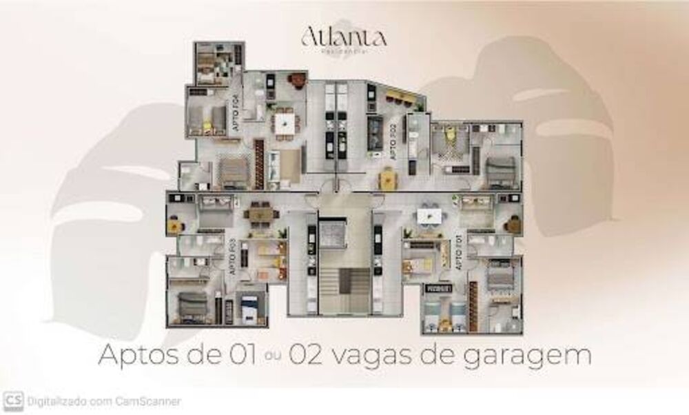 Apartamento à venda com 3 quartos, 85m² - Foto 1