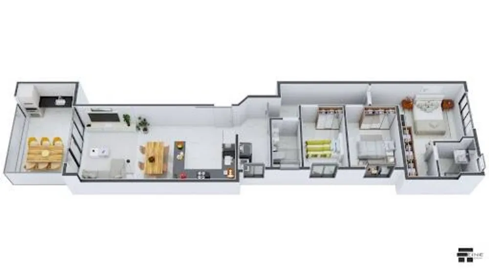 Apartamento, 3 quartos, 96 m² - Foto 2