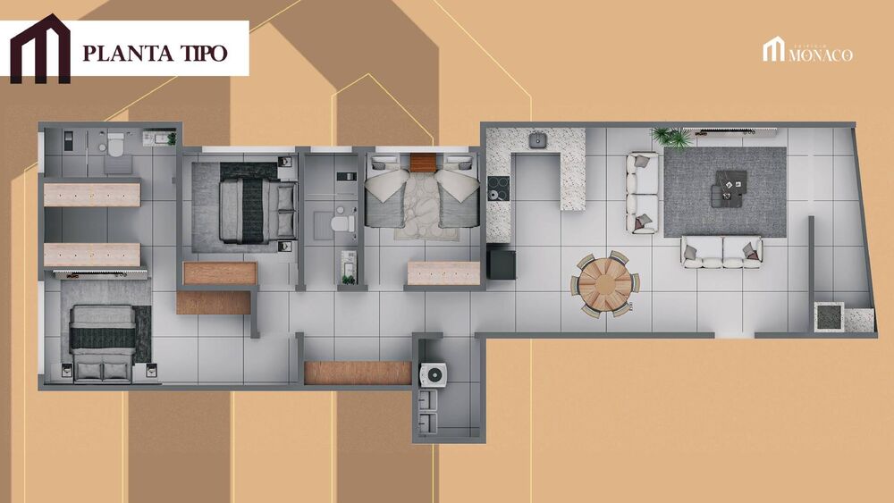 Apartamento, 3 quartos - Foto 2