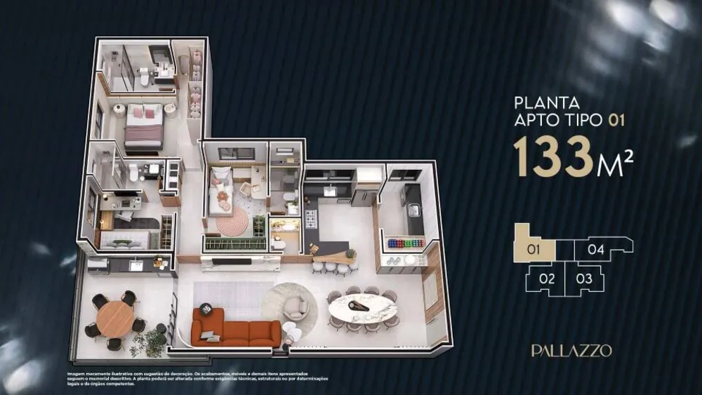Apartamento, 3 quartos, 127 m² - Foto 11