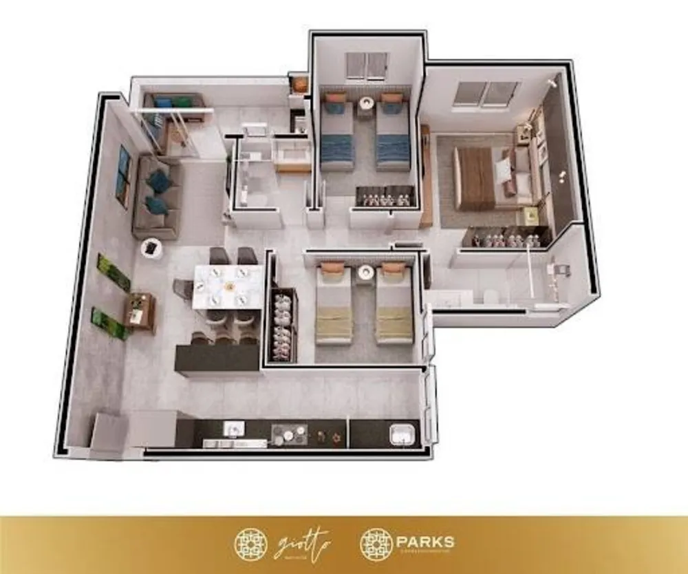 Apartamento, 3 quartos, 88 m² - Foto 3
