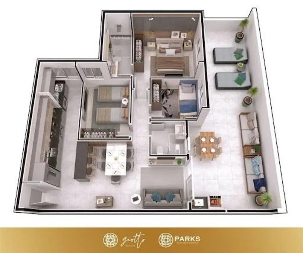 Apartamento, 3 quartos, 88 m² - Foto 2