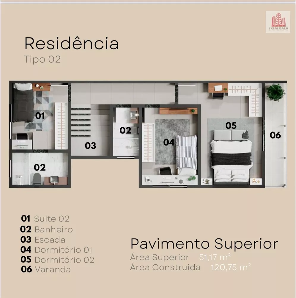 Sobrado, 4 quartos, 70 m² - Foto 12