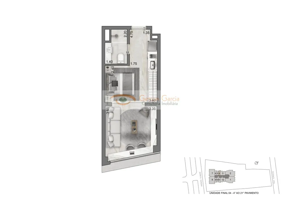 Apartamento, 3 quartos, 132 m² - Foto 12