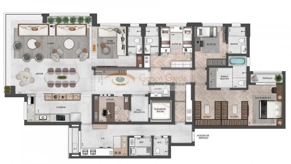 Apartamento, 4 quartos, 238 m² - Foto 7