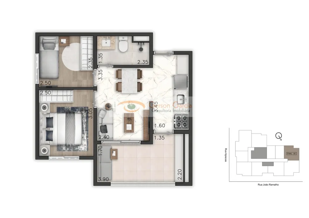 Apartamento, 2 quartos, 45 m² - Foto 13