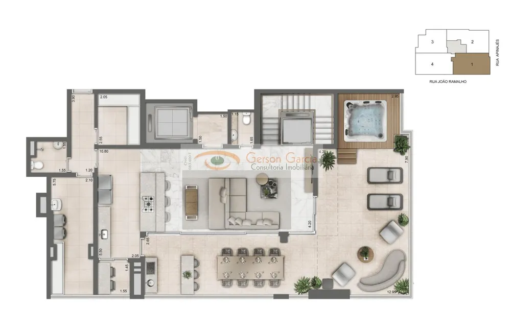 Apartamento, 3 quartos, 135 m² - Foto 1