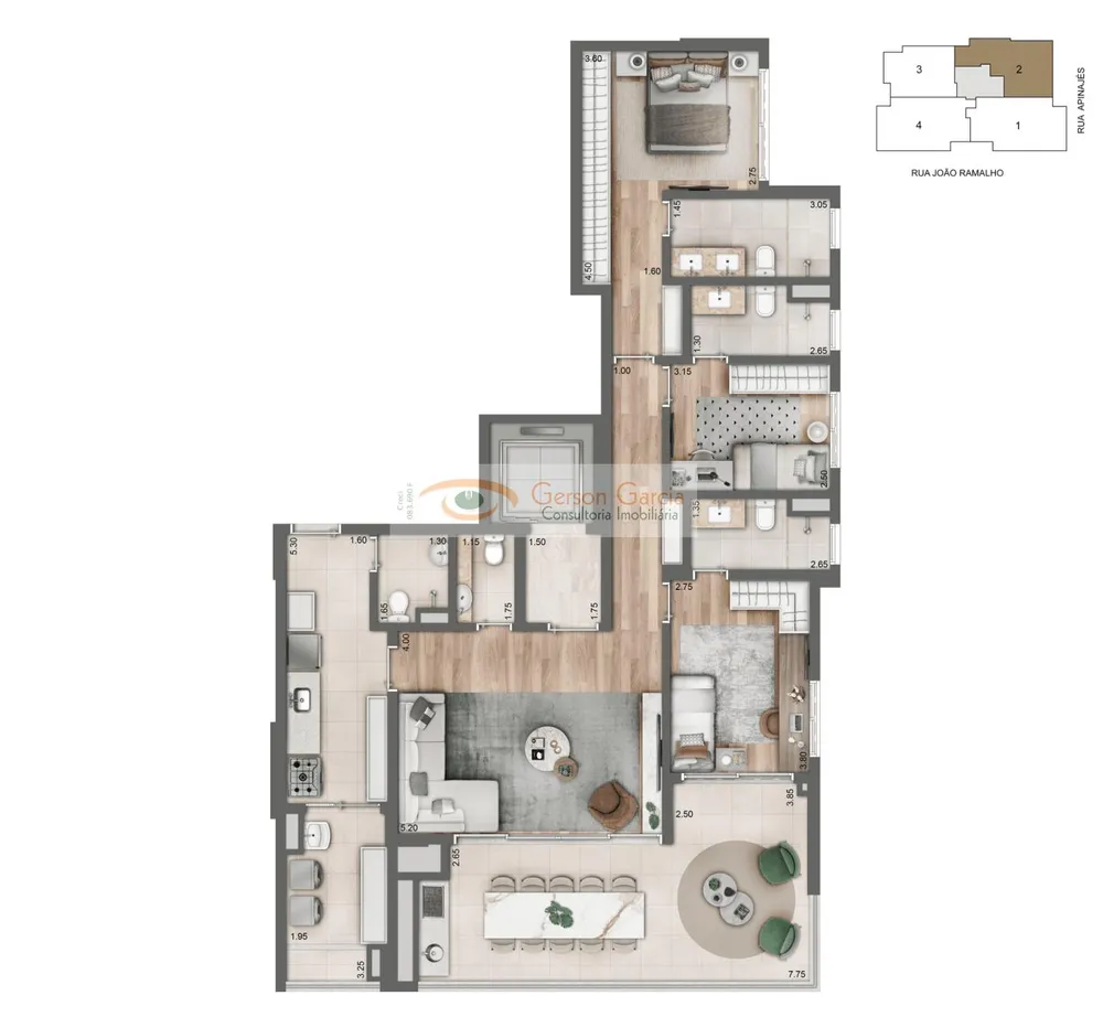 Apartamento, 3 quartos, 135 m² - Foto 8