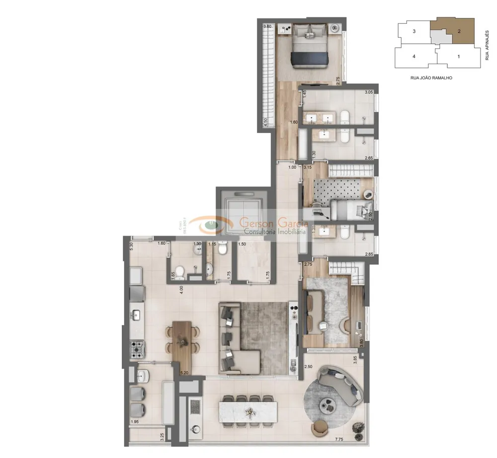 Apartamento, 3 quartos, 135 m² - Foto 9