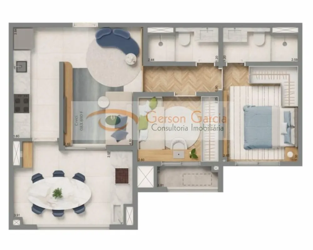 Apartamento, 2 quartos, 60 m² - Foto 18