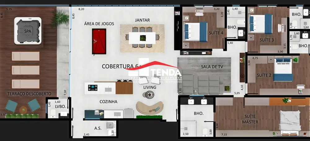 Apartamento, 3 quartos, 225 m² - Foto 13