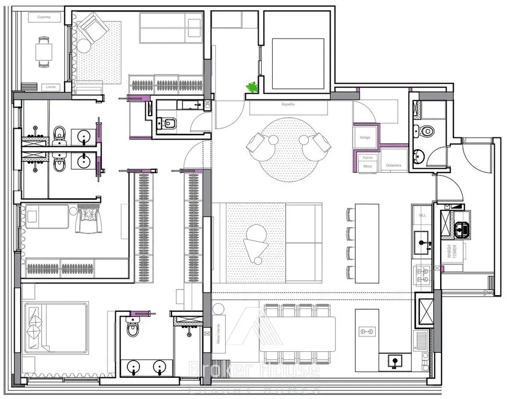 Apartamento, 3 quartos, 153 m² - Foto 3