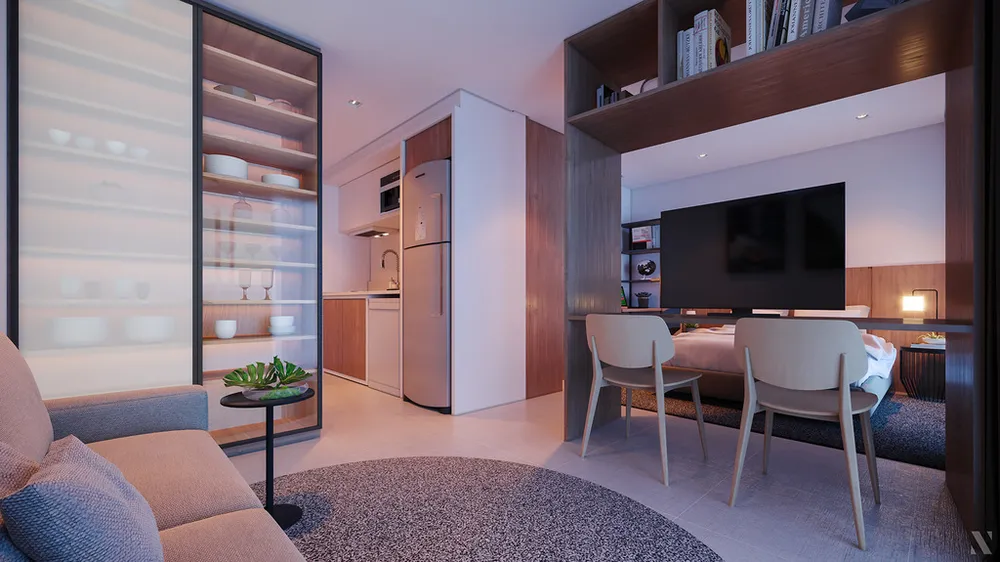 Kitnet-Studio, 39 m² - Foto 1