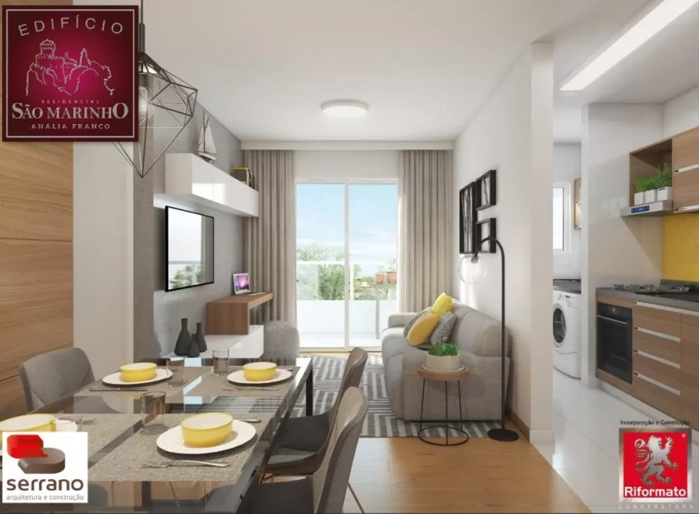 Apartamento à venda com 2 quartos, 52m² - Foto 2