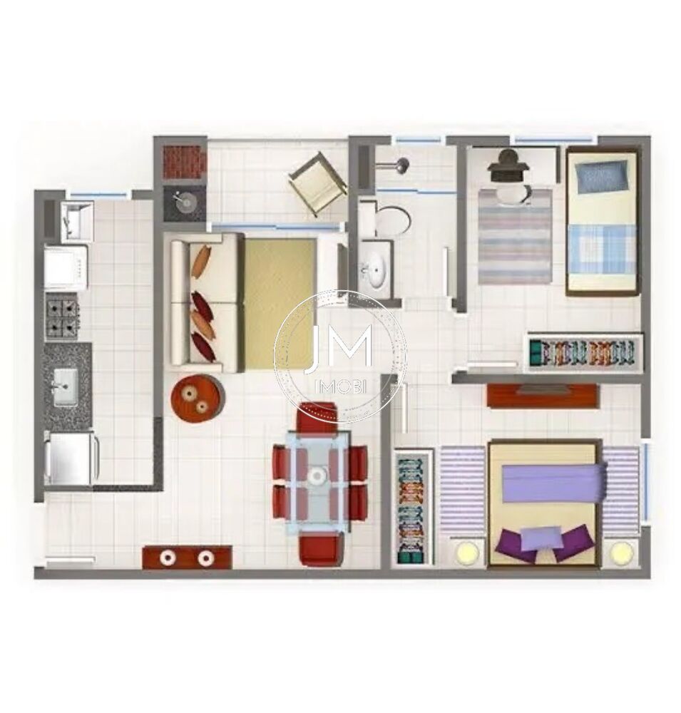 Apartamento, 2 quartos, 50 m² - Foto 6