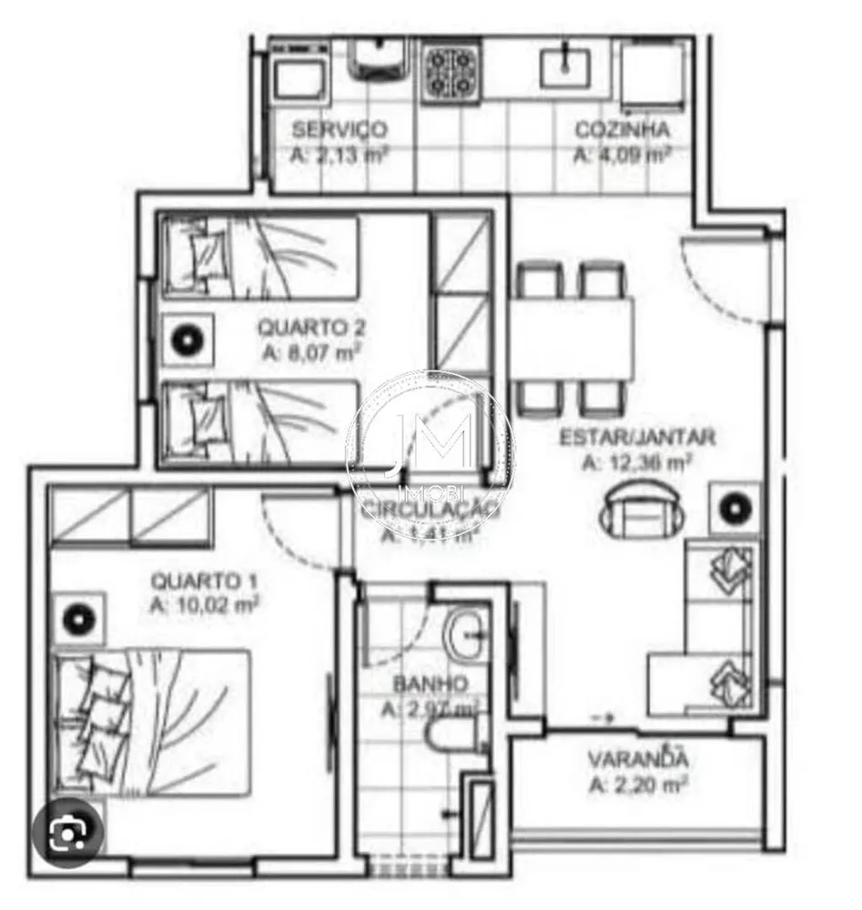 Apartamento, 2 quartos, 51 m² - Foto 5