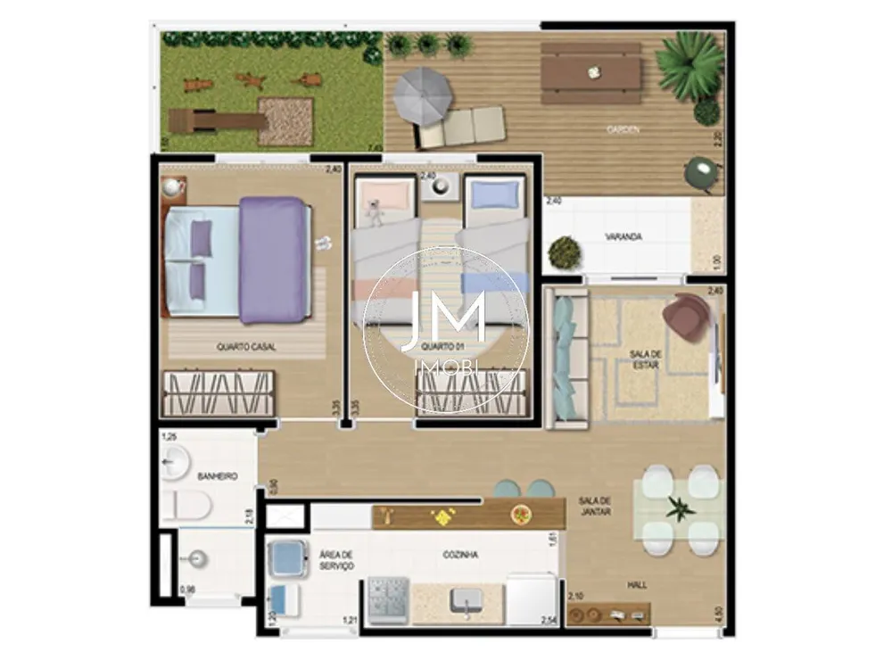 Apartamento, 2 quartos, 60 m² - Foto 11