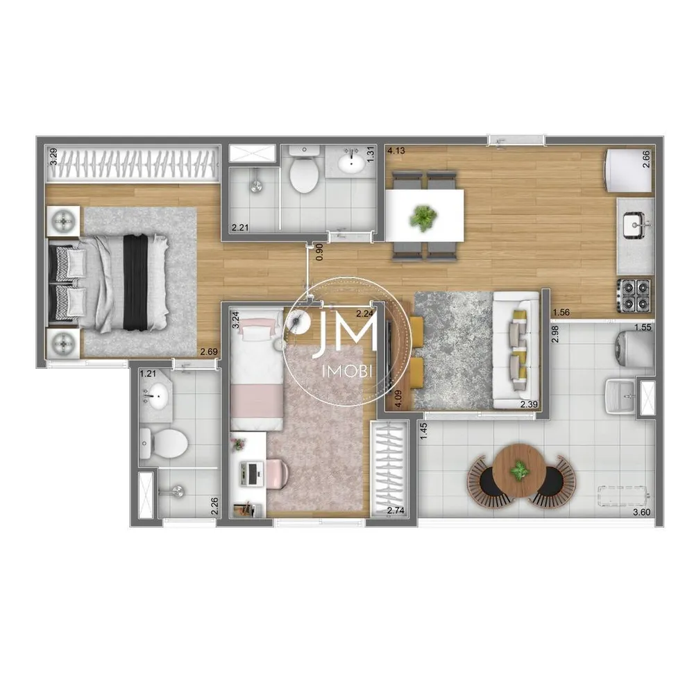 Apartamento, 2 quartos, 54 m² - Foto 10