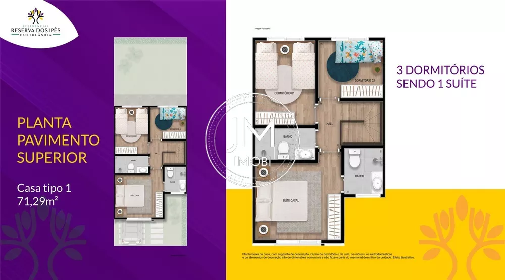 Sobrado, 3 quartos, 72 m² - Foto 5