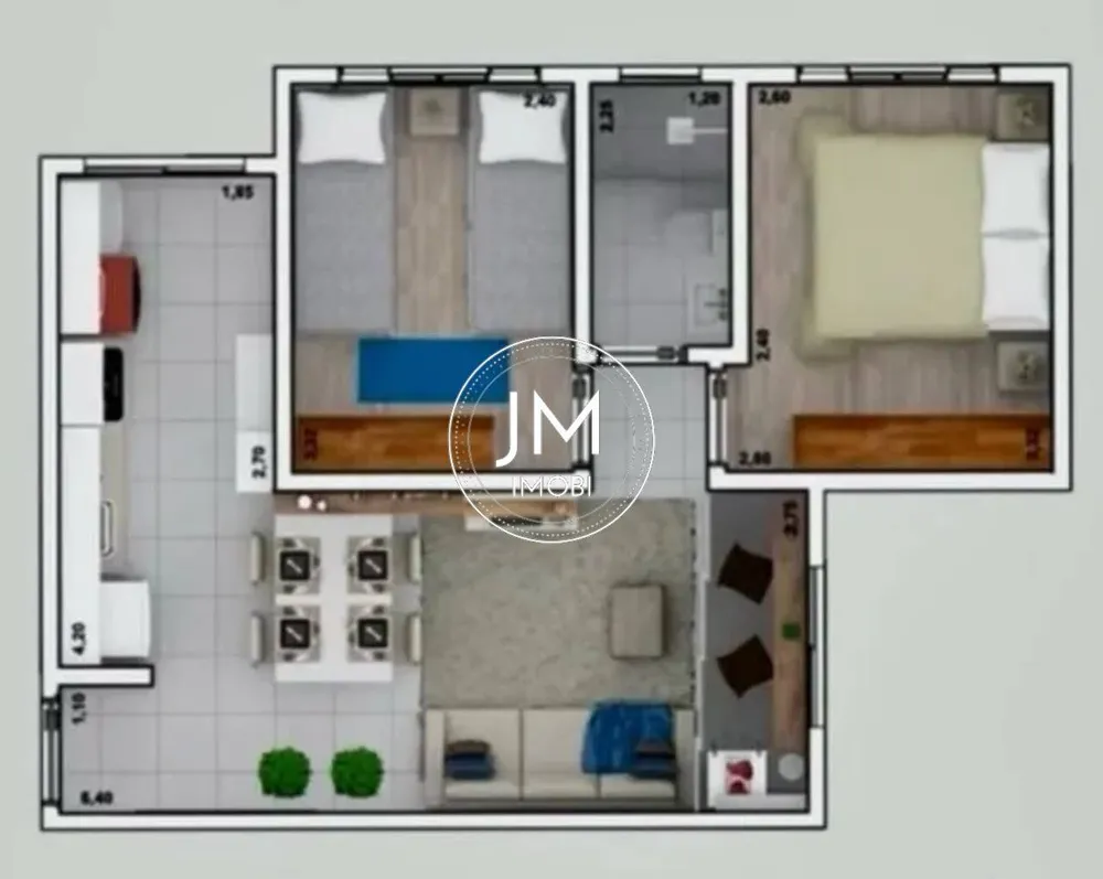 Apartamento, 2 quartos, 49 m² - Foto 13