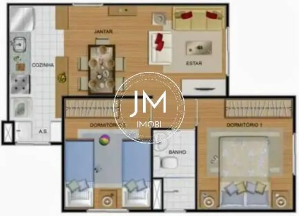Apartamento, 2 quartos, 42 m² - Foto 6