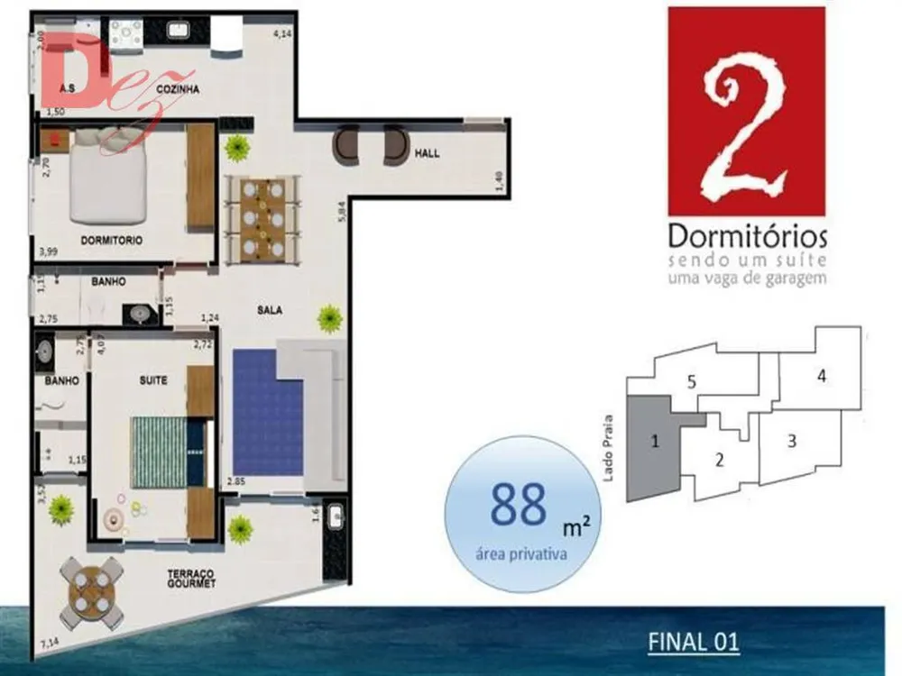 Apartamento, 2 quartos, 88 m² - Foto 4