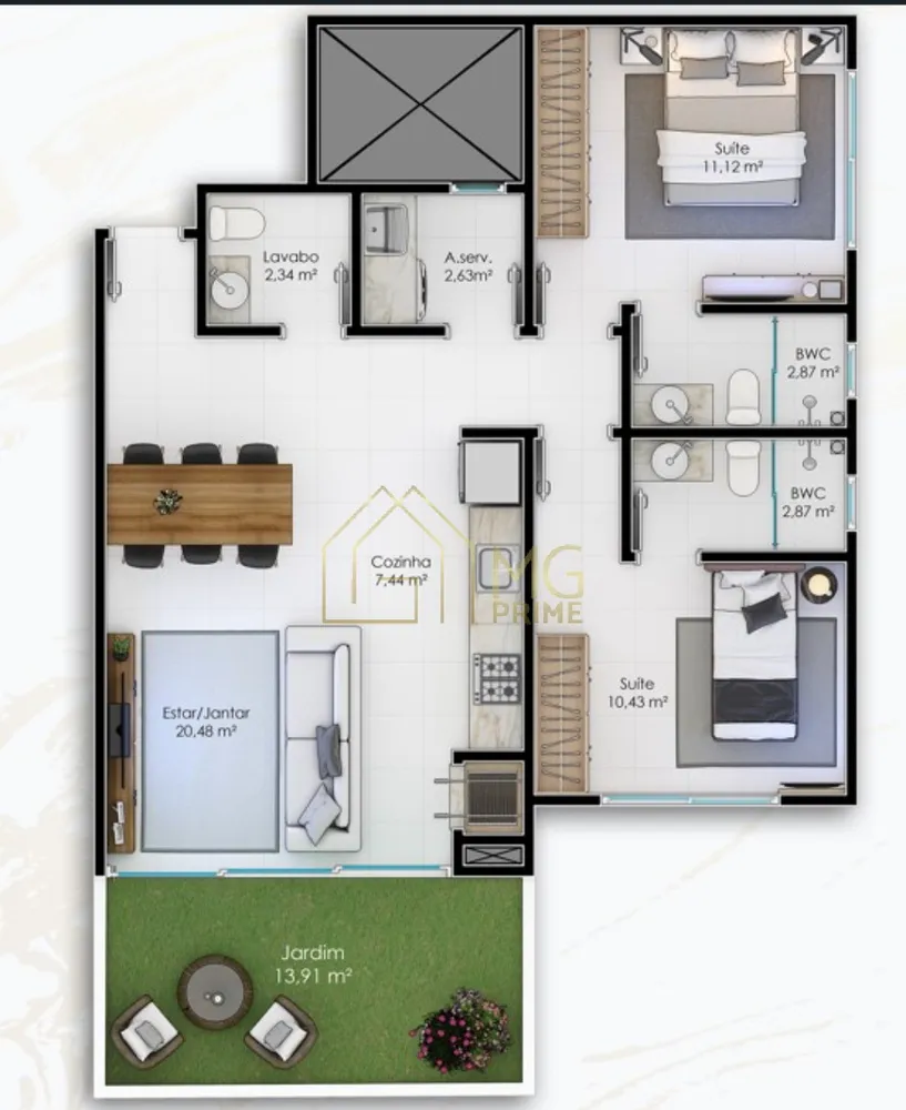 Apartamento, 2 quartos, 82 m² - Foto 16