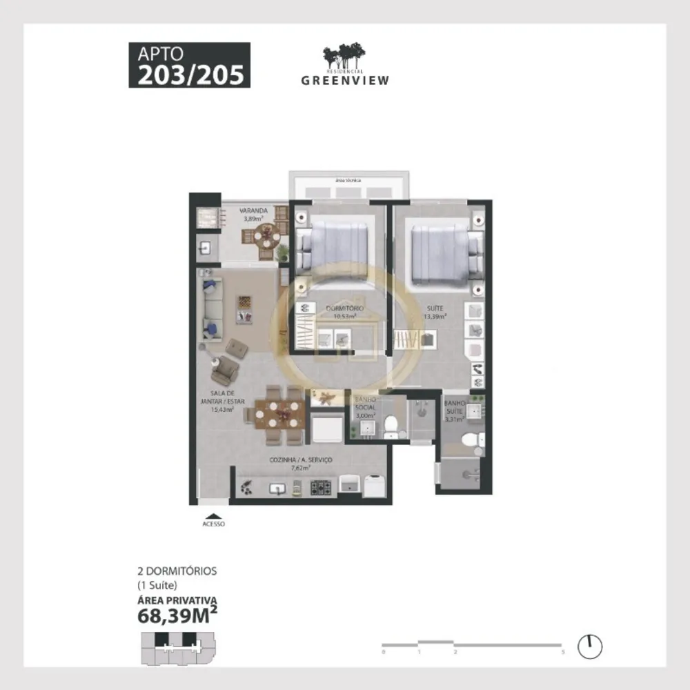 Apartamento, 2 quartos, 91 m² - Foto 11
