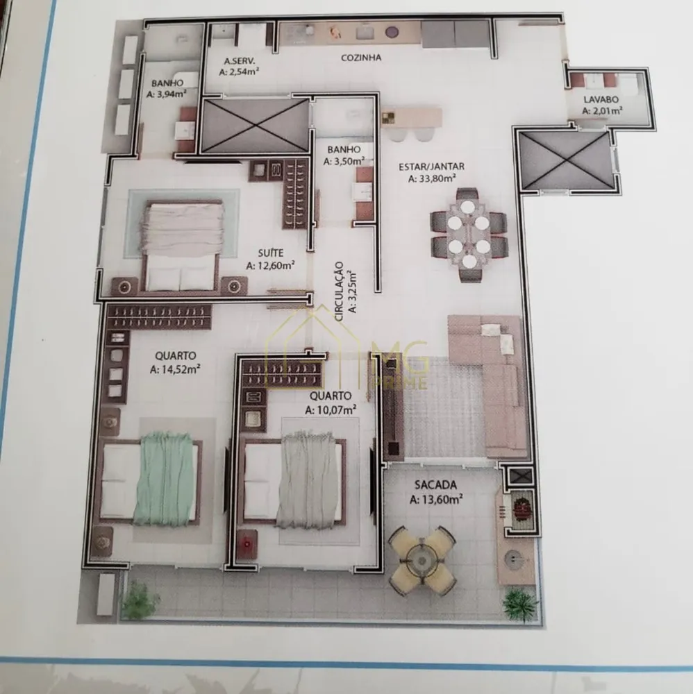 Apartamento, 3 quartos, 137 m² - Foto 16