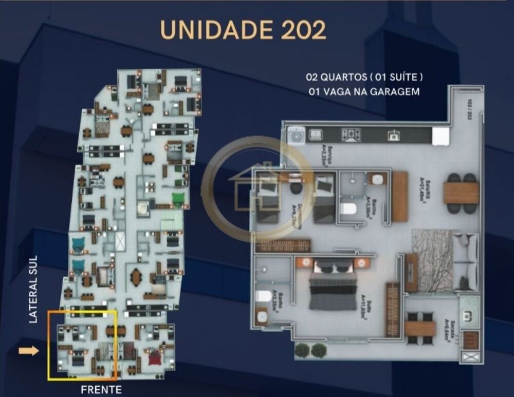Apartamento, 2 quartos, 70 m² - Foto 3