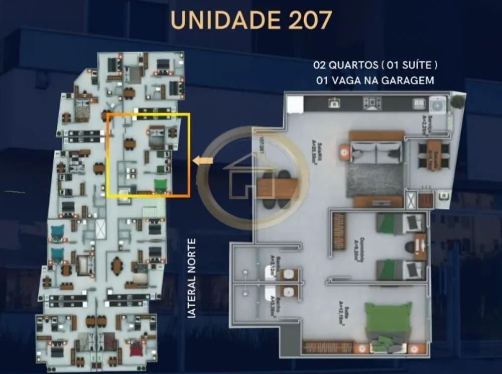 Apartamento, 2 quartos, 69 m² - Foto 4