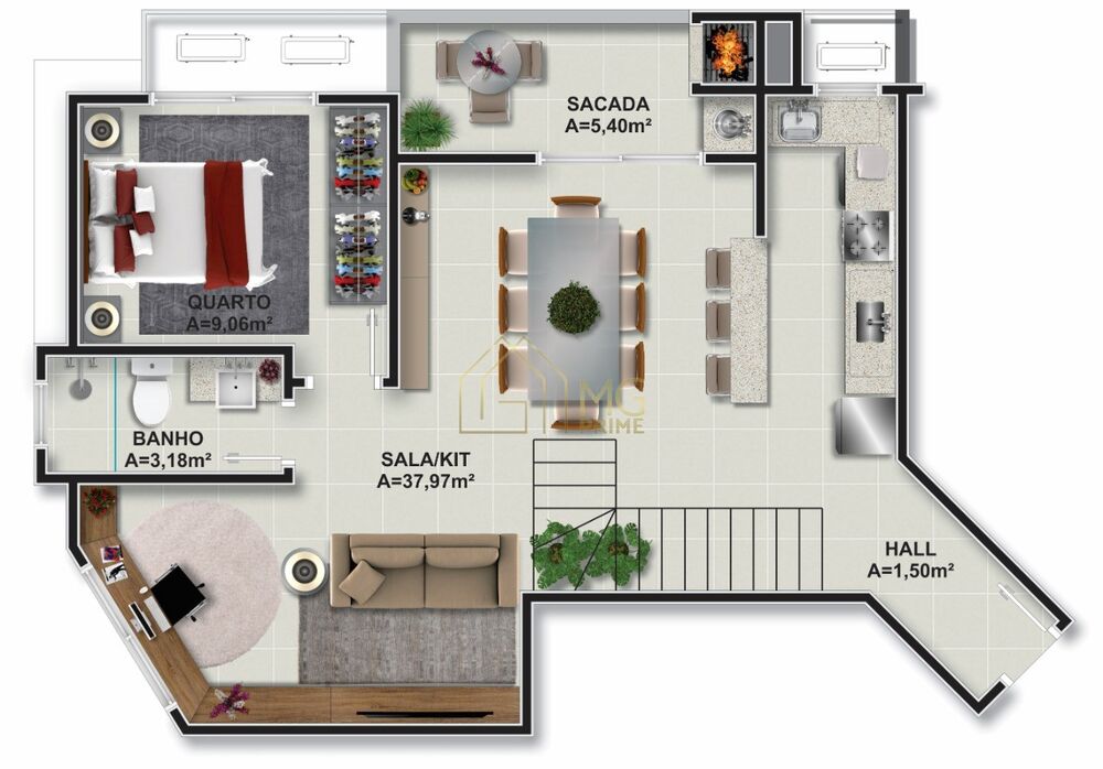 Cobertura à venda com 3 quartos, 125m² - Foto 1
