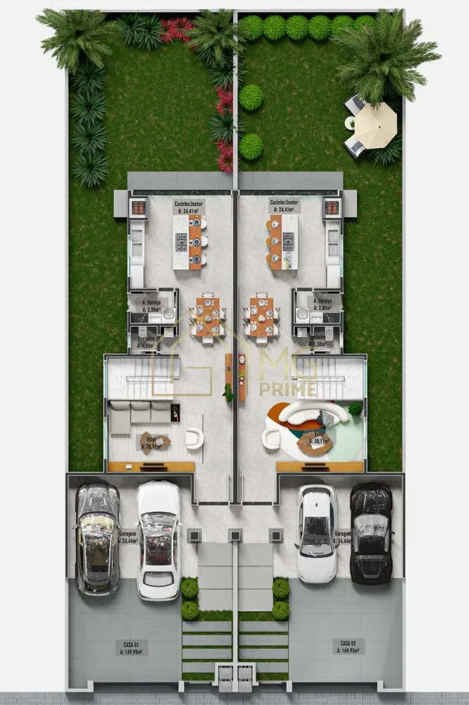Casa, 3 quartos - Foto 3