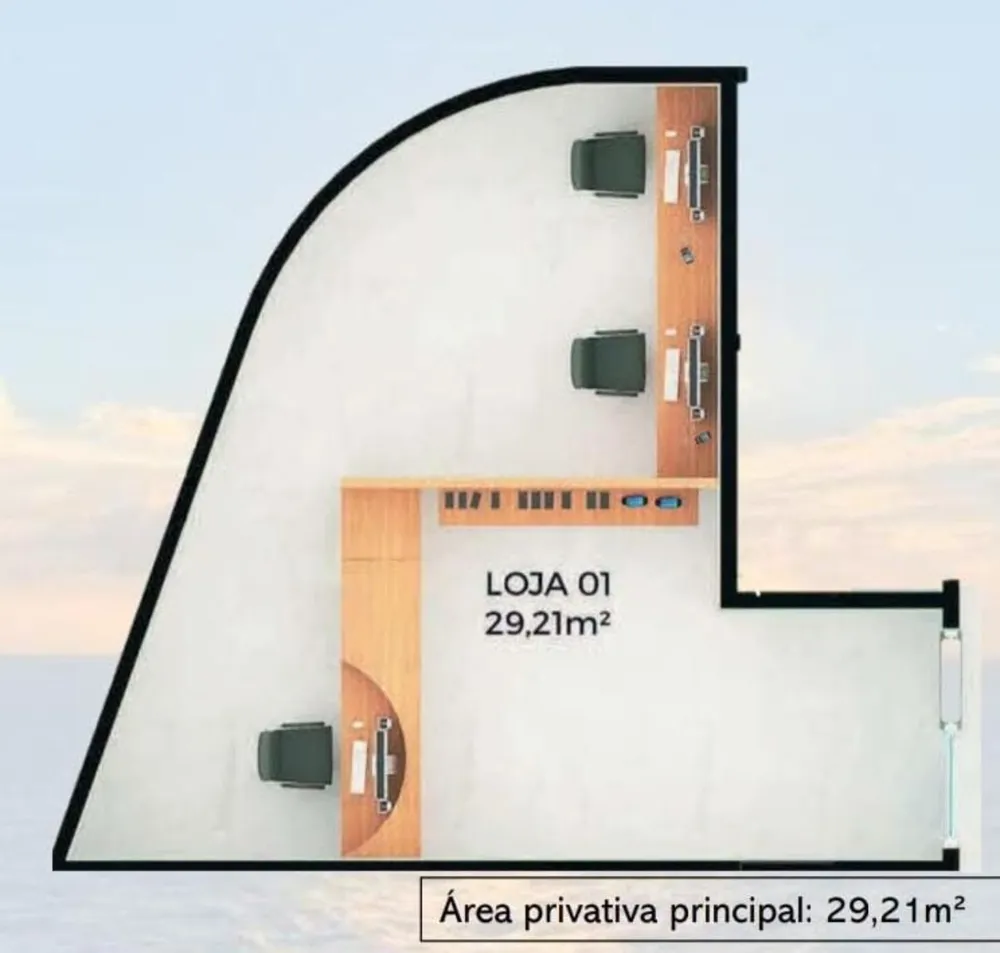 Sala-Conjunto, 29 m² - Foto 12
