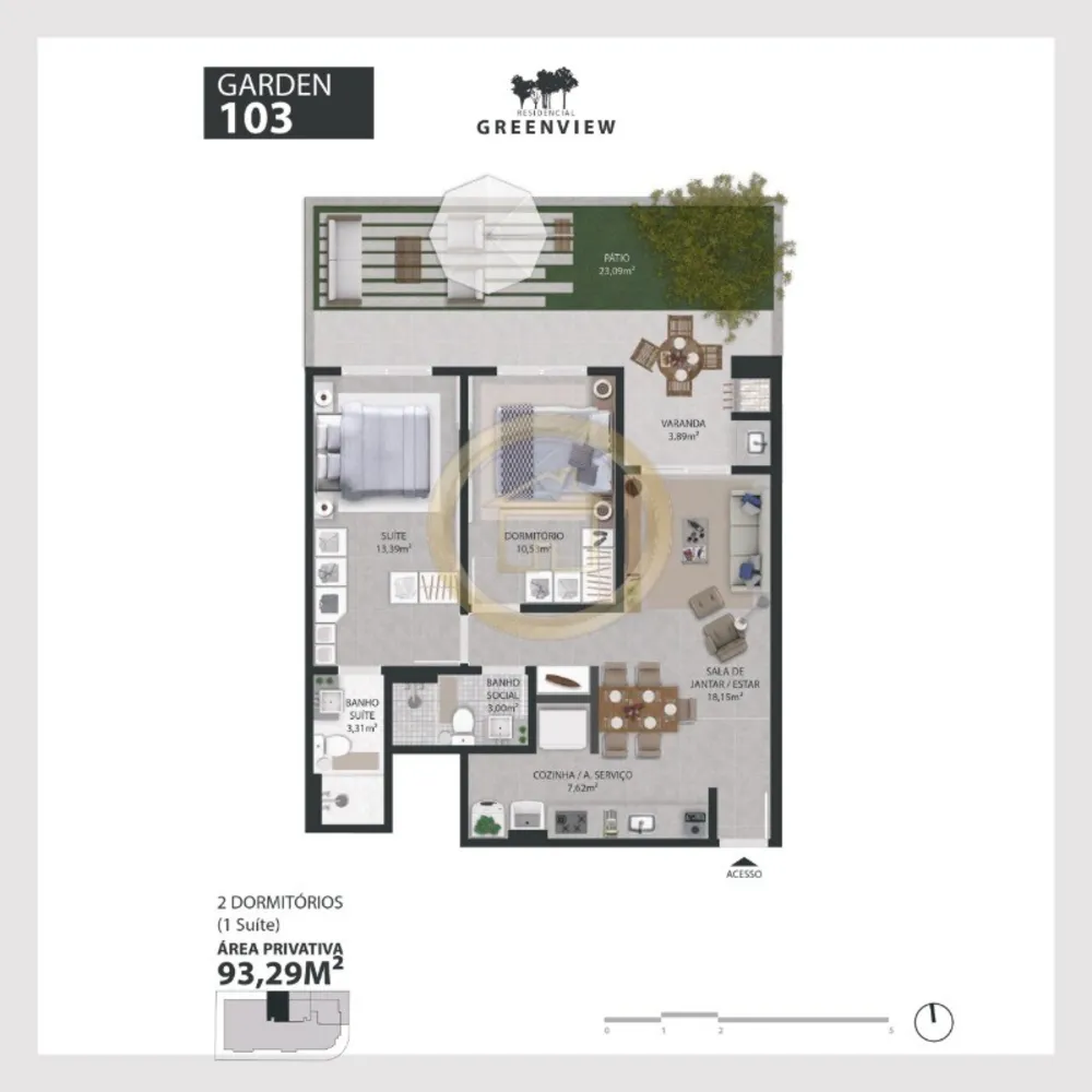 Apartamento, 2 quartos, 91 m² - Foto 7