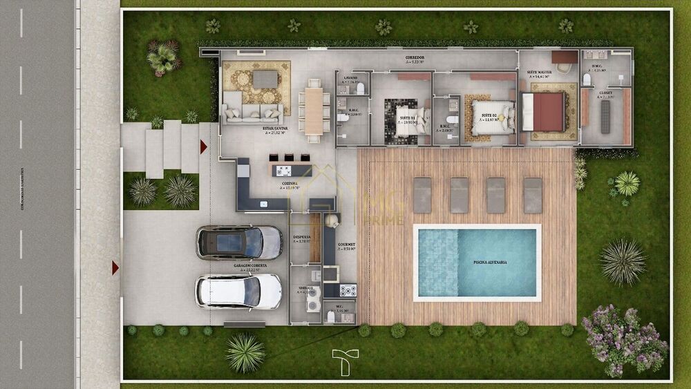 Casa, 3 quartos, 200 m² - Foto 18