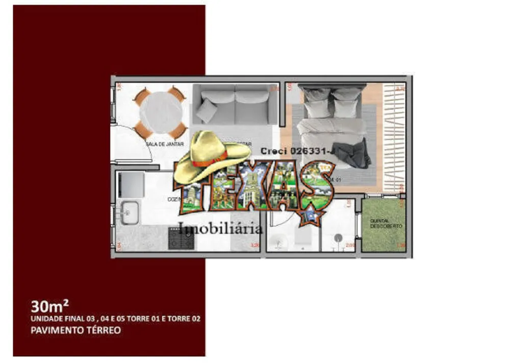 Apartamento, 1 quarto, 30 m² - Foto 1