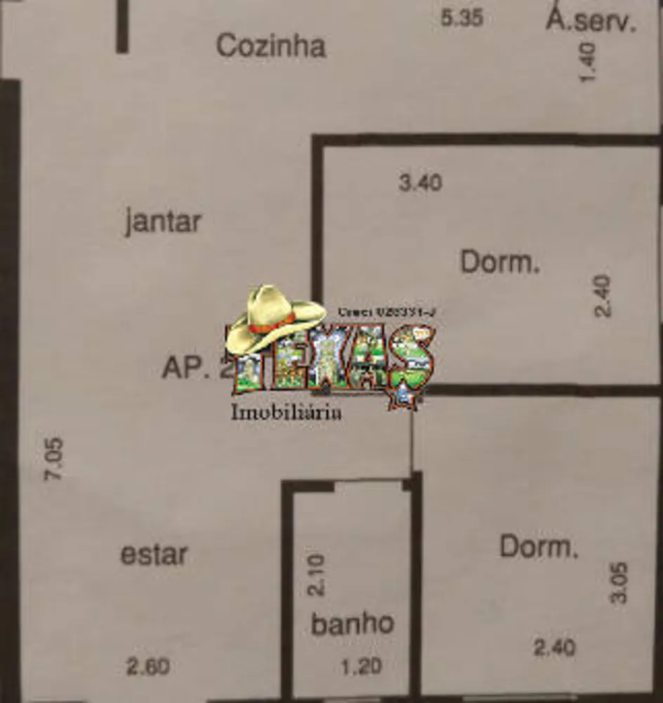 Apartamento, 2 quartos - Foto 2