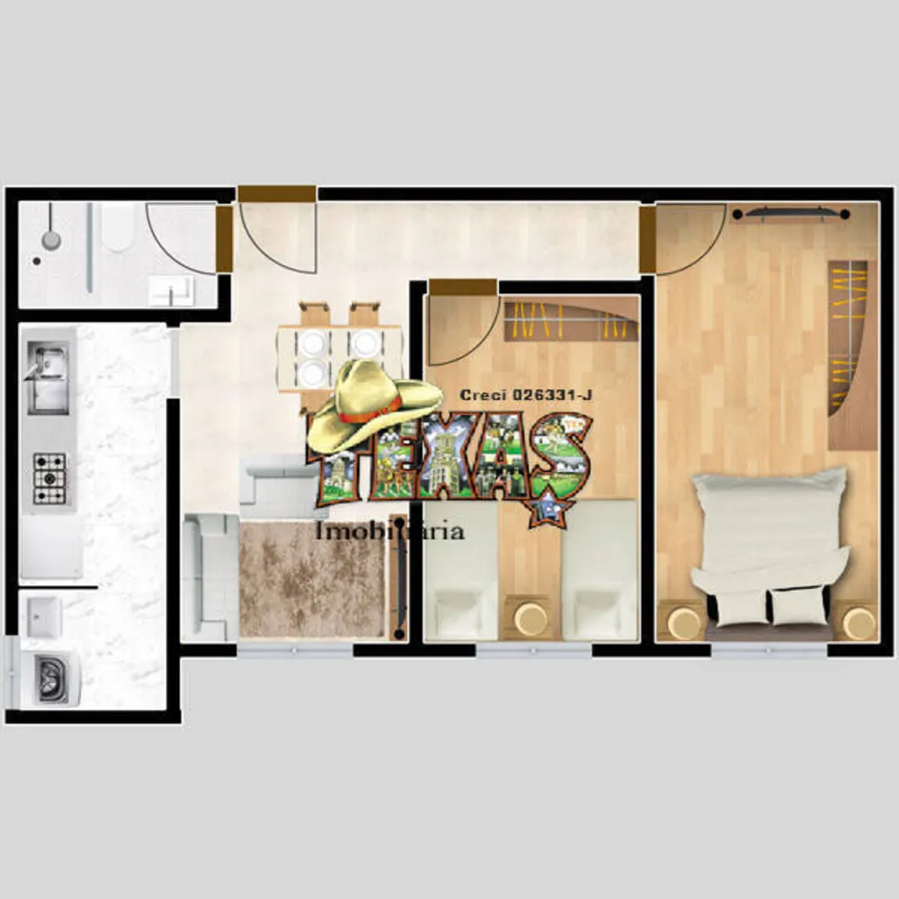Apartamento, 2 quartos, 46 m² - Foto 4