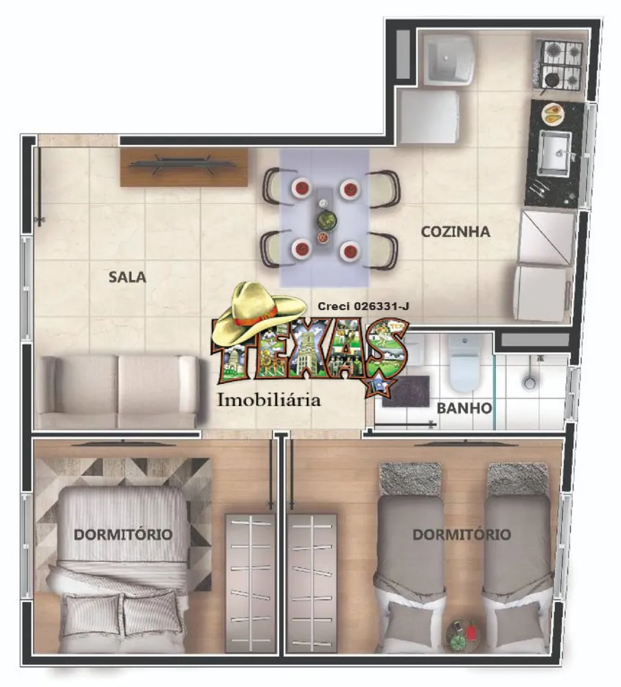 Apartamento, 2 quartos, 41 m² - Foto 5