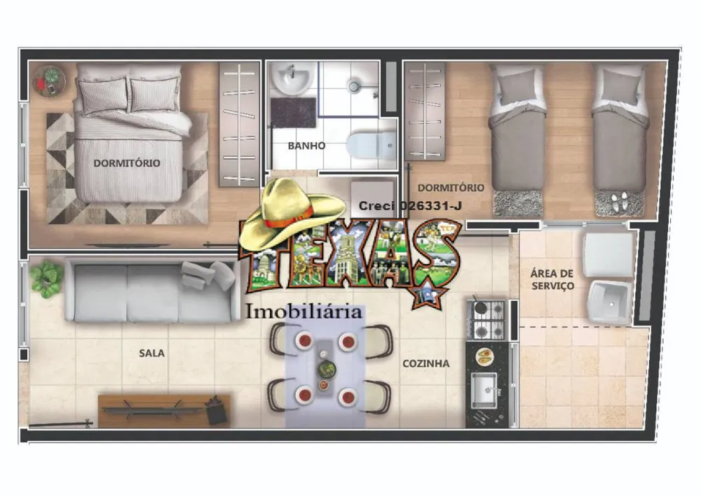 Apartamento, 2 quartos, 41 m² - Foto 6