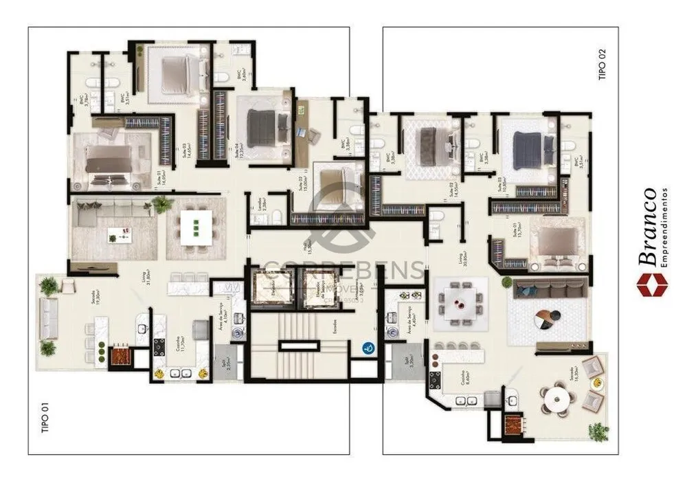 Apartamento, 4 quartos, 135 m² - Foto 15
